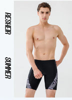 Men's Quick-Dry Swim Trunks – Anti-Embarrassment Five-Point Board Shorts for Swimming