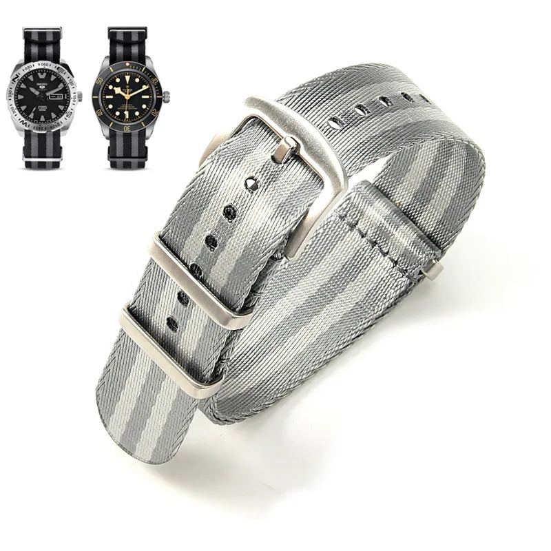 Nylon Watch Strap – 20mm 22mm Sport Band for Omega Seiko Rolex