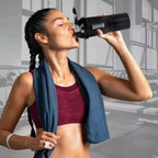 3-Layer Protein Shaker Bottle – Large Capacity Mixing Cup for Gym Exercise