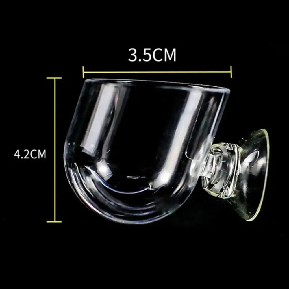 Plastic Worm Feeder Cone – Suction Cup Live Food Basket for Aquarium Fish Tanks