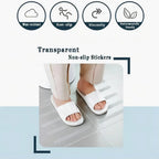 Transparent Anti-Slip Strips – Adhesive Safety Treads for Bathtubs and Stairs
