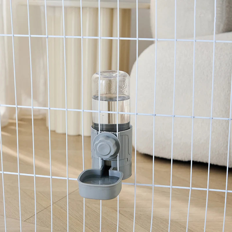 Automatic Cage Pet Feeder – Hanging Food and Water Dispenser for Cats and Dogs
