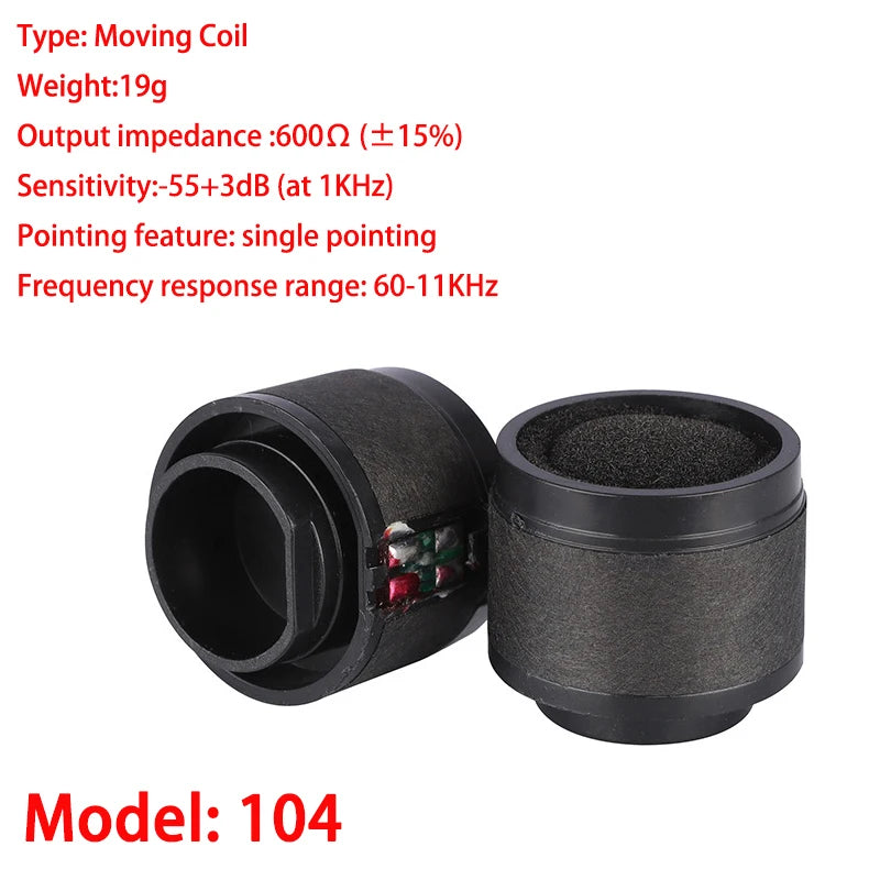 Dynamic Microphone Capsule – Professional Replacement for Shure Wired Mics