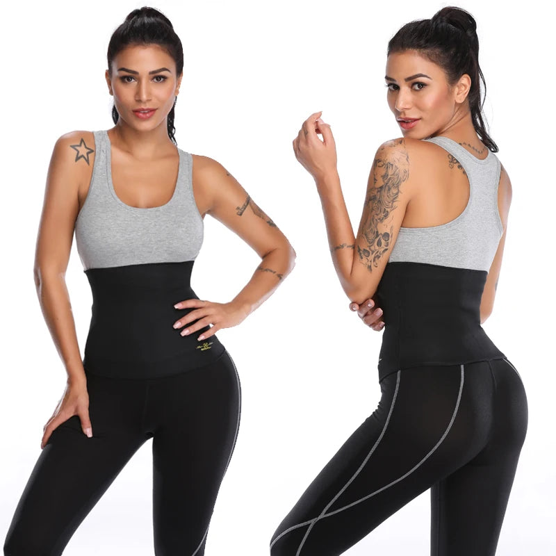 Sweat Waist Trainer Belt – Sauna Slimming Band for Men Workout Belly Fat