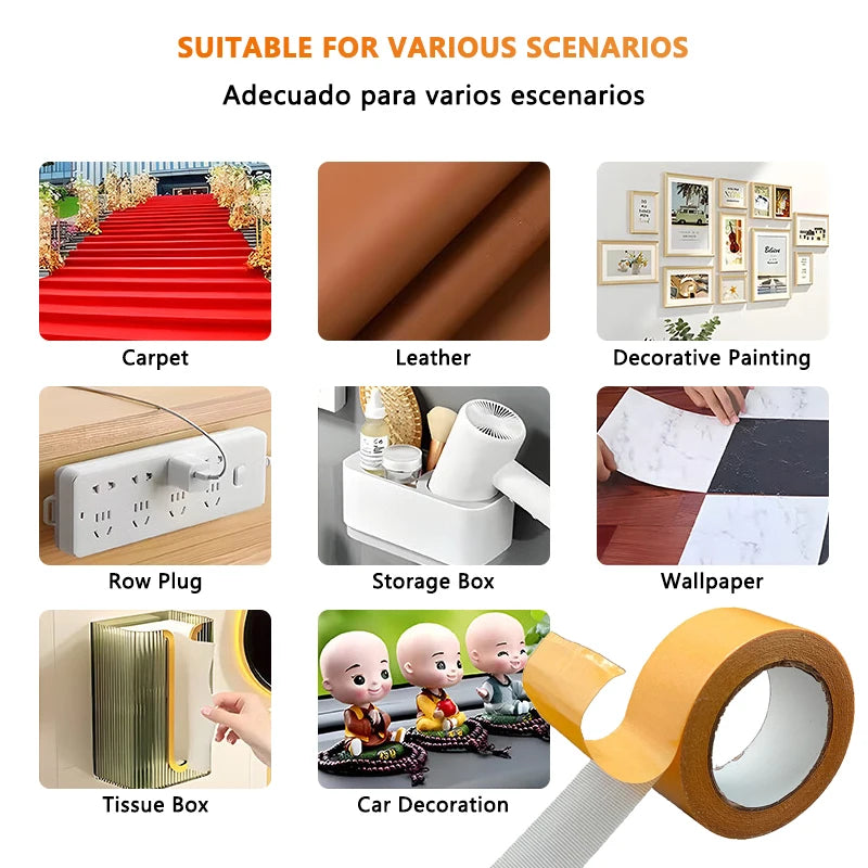 Double Sided Adhesive Tape – Super Strong Traceless Strip for Home and Office