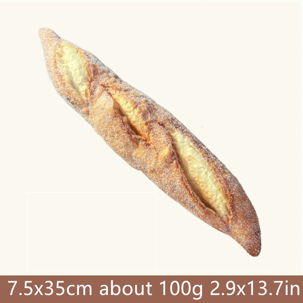 Artificial Bread Baguette – Realistic Food Prop for Bakery Shop Display