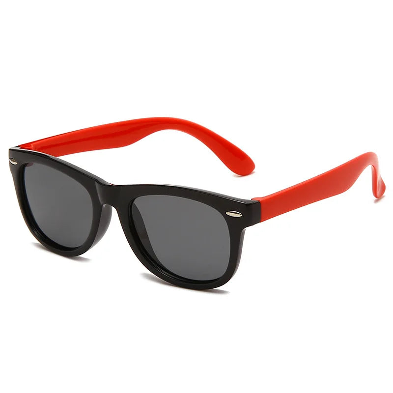 Silicone Kids Sunglasses – UV400 TR90 Goggles for Outdoor UV Protection