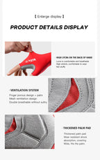 Half Finger Cycling Gloves – Anti-Slip Breathable Mittens for Road MTB Racing