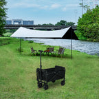 Collapsible Utility Cart – Heavy Duty Foldable Wagon for Camping and Beach