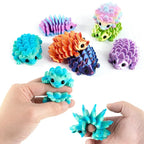 Articulated 3D Printed Hedgehog Figurine – Flexible Desk Decor for Home Office