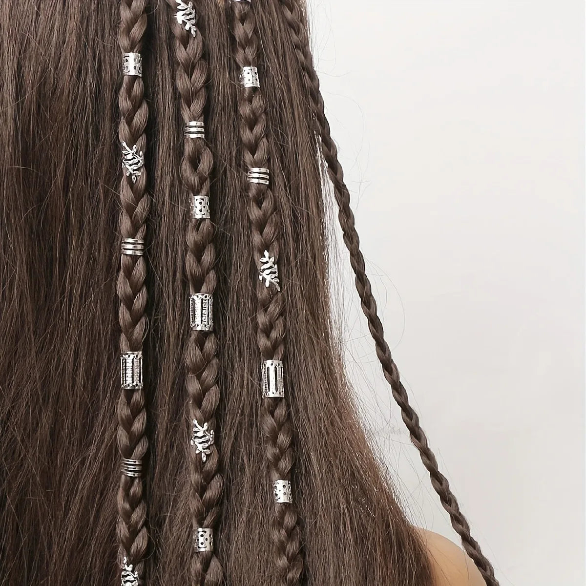 Hollow Out Hair Rings – Metal Jewelry Charms for Braids and Locs