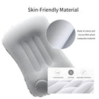 Inflatable Travel Pillow – Ergonomic Support for Camping and Car Comfort