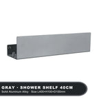 Aluminum Bathroom Shelf – Wall Mounted Storage Rack for Shower and Kitchen