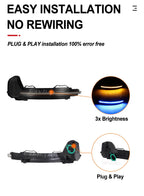 Dynamic LED Side Mirror Indicators – Sequential Blinker Lights for VW Tiguan
