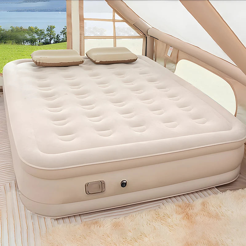 Inflatable Air Mattress – Thickened Portable Bed for Outdoor Camping