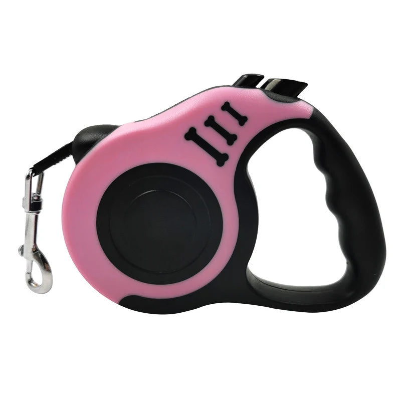 Retractable Nylon Dog Leash – Durable Automatic Lead for Small to Large Pets