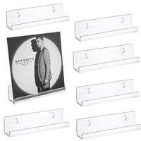 Clear Acrylic Vinyl Record Wall Mount – Floating Album Display for Home Decor