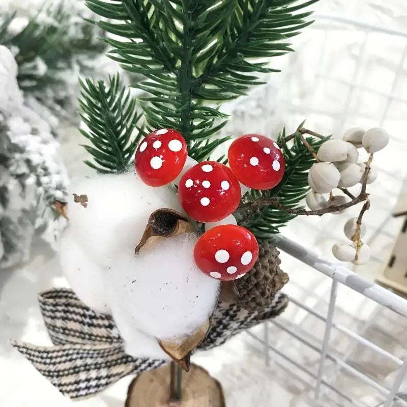 Artificial Foam Mushroom Miniatures – Fairy Garden Bonsai Micro Decor