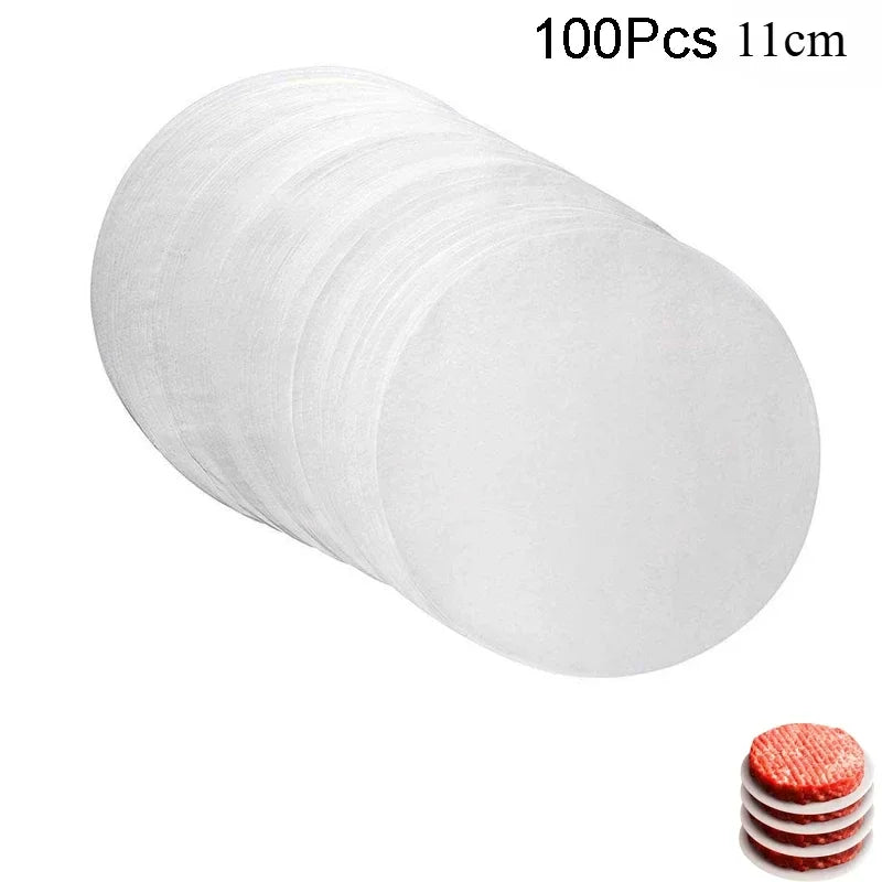 Hamburger Patty Paper – Non-Stick Wax Sheets for Frozen Meat Storage