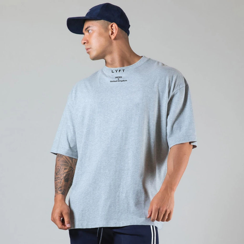 Cotton Gym T-Shirt – Short Sleeve for Men Workout Training Fitness