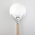 Perforated Aluminum Pizza Peel – Non-Slip Wooden Handle for Home Baking