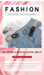 Stretch Elastic No Buckle Belt – Invisible Waistband for Men and Women