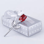 Crystal Rose Ornament – Mini Glass Flower for Valentine's Day Gift