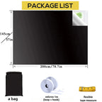 Blackout Window Privacy Film – Adhesive Light Blocking Tint for Home Glass