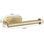 Stainless Steel Paper Towel Holder – Adhesive Wall Mount for Kitchen