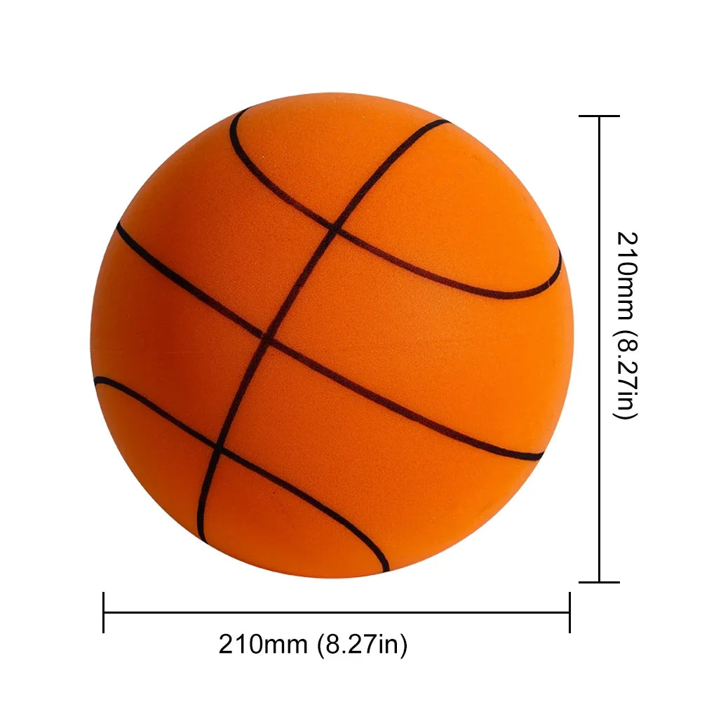 Silent Foam Basketball – Lightweight Elastic Sports Toy for Kids Indoor Play