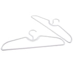 Anti-slip Plastic Clothes Hangers – Short Neck Space-Saving Closet Storage