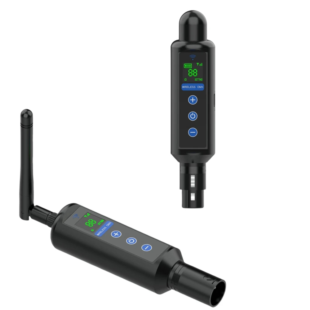 Wireless DMX Transceiver – 2.4G Lighting Controller for Stage and DJ Events