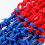 Tri-Color Basketball Net – Heavy-Duty Nylon Rim for Outdoor Sports