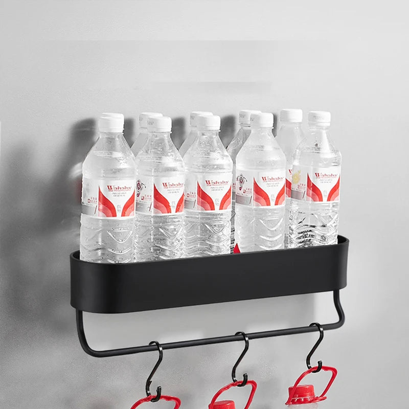 Bathroom Wall Mounted Shelf – No Drill Storage Rack for Shower Organization