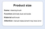 Soft Bristle Cleaning Brush – Dust Removal Tool for Car Interior Detailing