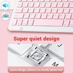 Wireless Bluetooth Keyboard and Mouse Set for iPad and Android Tablets