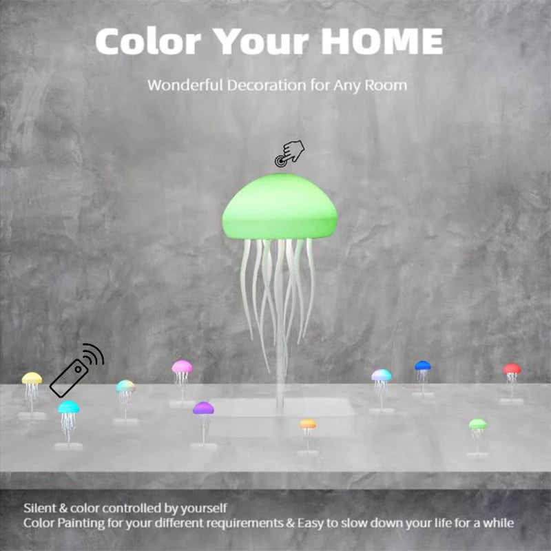 LED Jellyfish Lamp – Color Changing Night Light for Home Decor