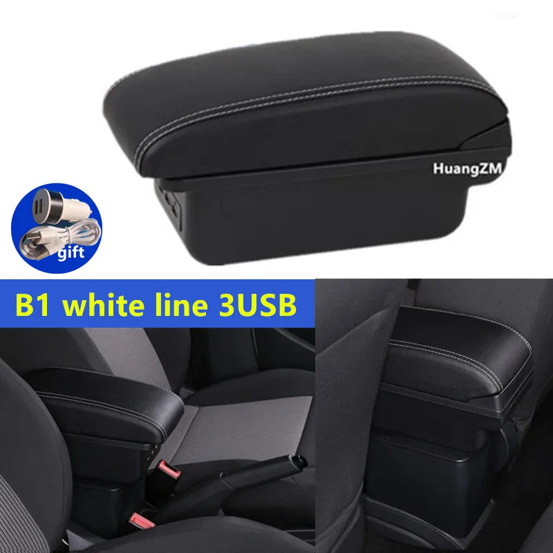 Center Console Armrest Box – Storage Organizer for Peugeot 208 and 2008
