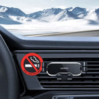 No Smoking Warning Decal – Adhesive Safety Sign for Cars and Home