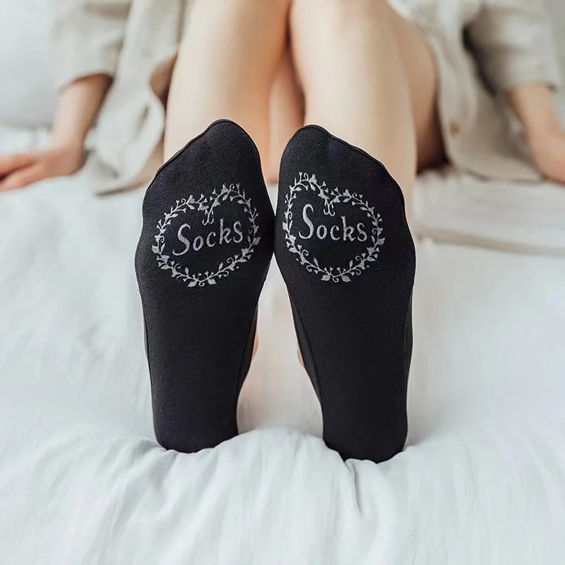 Cotton Invisible Low Cut Socks – Breathable Non-slip Liners for Casual Wear