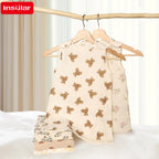 Cotton Newborn Bodysuit – Cartoon Anti-kicking Sleeping Bag for Infants