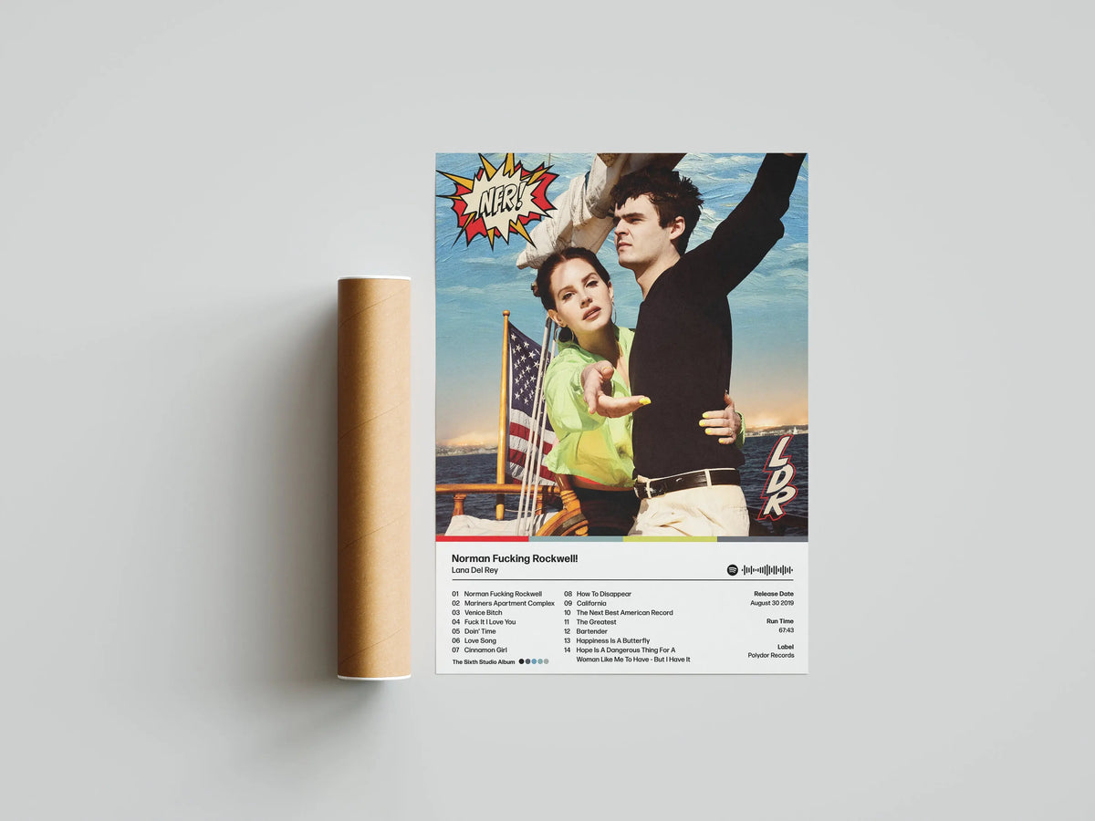 Lana Del Rey Music Album Canvas Poster – Aesthetic Wall Art for Home Decor