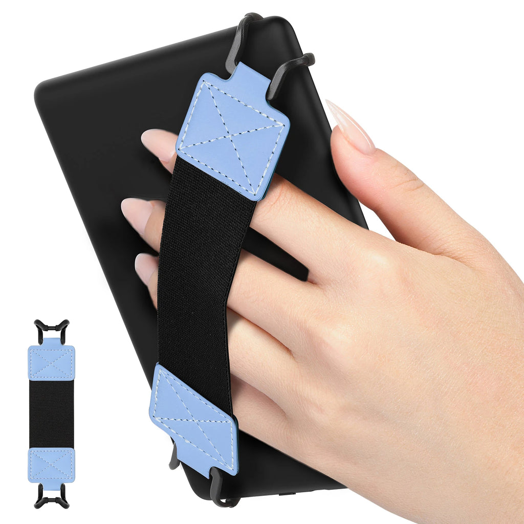 Universal E-Reader Security Hand Strap – PU Leather for 6-8 inch Tablets