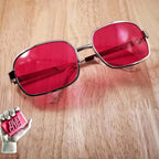 Tyler Durden Sunglasses – Red Lens Eyewear for Fight Club Cosplay