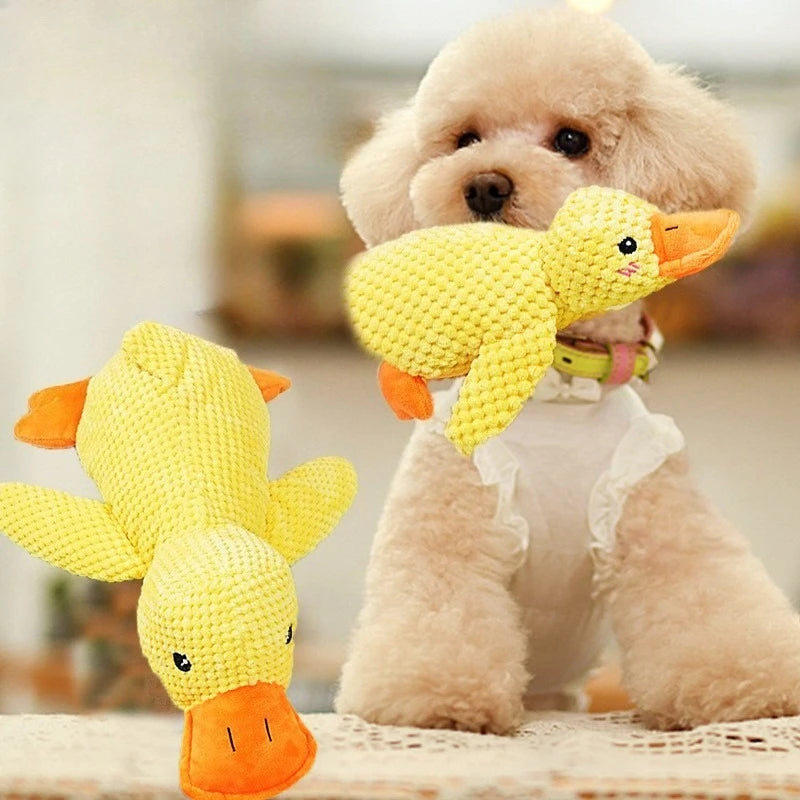 Plush Sleeping Duck Dog Toy – Bite Resistant Teeth Grinding for All Breeds
