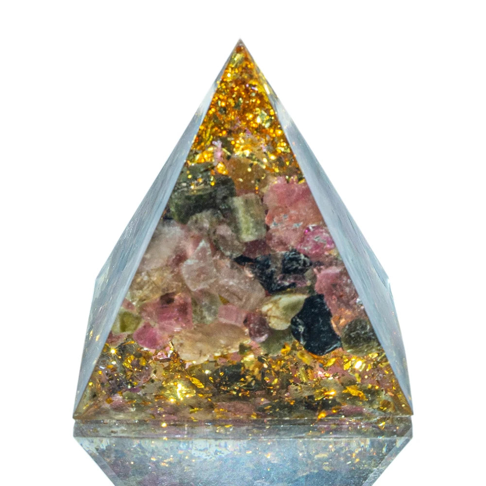 Amethyst Crystal Pyramid – Reiki Energy Generator for Chakra Meditation