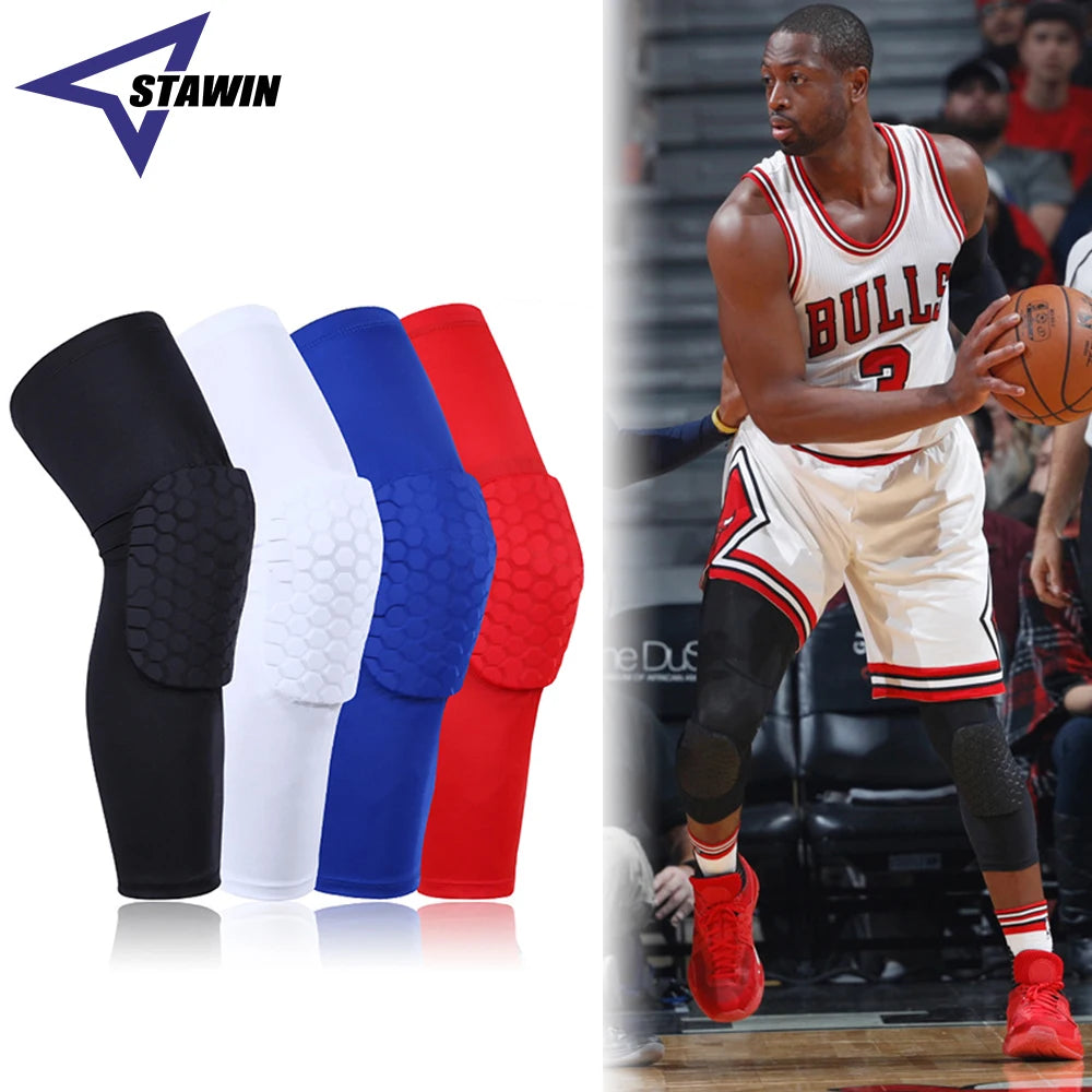 Compression Knee Sleeve – Long Leg Brace Support for Basketball and Running