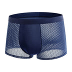 Ice Silk Mesh Boxer Briefs – Breathable Plus Size Underwear for Summer