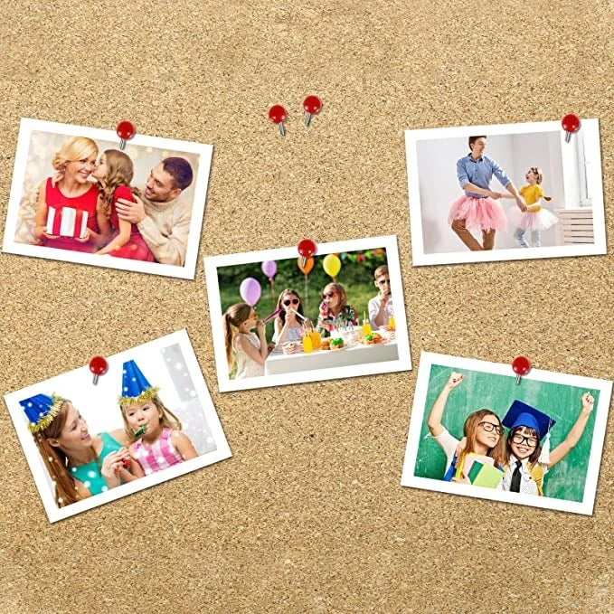 Assorted Colorful Push Pins – Office and School Stationery for Notice Boards