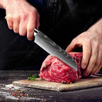 Hand Forged Japanese Chef Knife – Professional Kitchen Cleaver for Meat Cutting